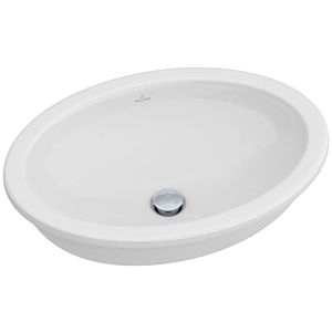 Villeroy & Boch Einbauwaschtisch Loop & Friends 66 x 47 cm, weiss, mit Überlauf, ohne Hahnloch