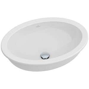 Villeroy & Boch Unterbauwaschtisch Loop & Friends 56 x 37,5 cm, weiss, mit Überlauf, ohne Hahnloch