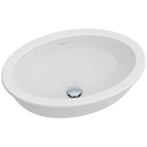 Villeroy & Boch Unterbauwaschtisch Loop & Friends 56 x 37,5 cm, weiss Ceramicplus, ohne Hahnloch