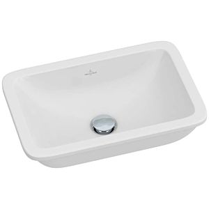 Villeroy & Boch Unterbauwaschtisch Loop & Friends 45 x 28 cm, weiss Ceramicplus, mit Überlauf