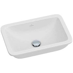 Villeroy & Boch Unterbauwaschtisch Loop & Friends 45 x 28 cm, weiss, ohne Überlauf, ohne Hahnloch