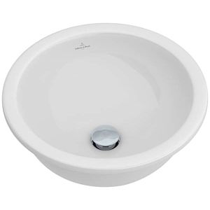 Villeroy & Boch Unterbauwaschtisch Loop & Friends Ø 38 cm, weiss, mit Überlauf, ohne Hahnloch