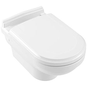 Villeroy &amp; Boch wall- Hommage washdown toilet Hommage 6661B0R1 white with Ceramicplus, horizontal outlet