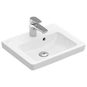 Villeroy & Boch Waschtisch Subway 2.0 731545R1 45 x 37 cm, weiss Ceramicplus, mit Überlauf