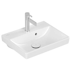 Villeroy & Boch Avento Handwaschbecken 735845R1 45 x 37 cm, weiß Ceramicplus, mit Überlauf