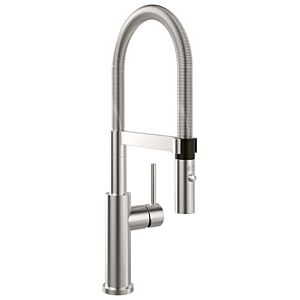 Villeroy et Boch Steel Expert 2. robinet de cuisine 1930 Inox solide, pivotant Strahlregler