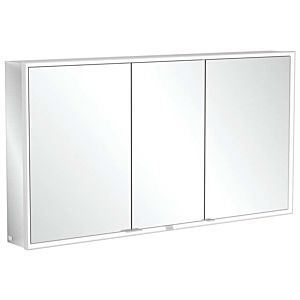 Villeroy und Boch My View Now Spiegelschrank A4571400 140 x 75 x 16,8 cm, LED-Beleuchtung, 3 Türen, Ein-/Ausschalter