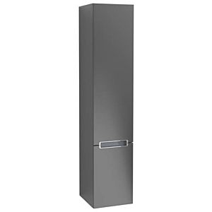 Villeroy & Boch Subway 2.0 Hochschrank A70910PD 35x165x37cm, links, Griff chrom, black matt lacquer