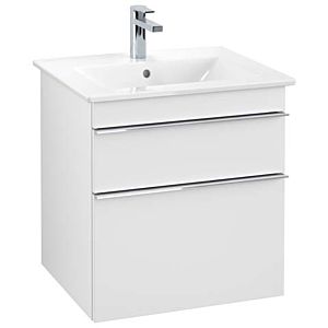 Villeroy und Boch Venticello Waschtisch-Unterschrank A92301MS 55,3 x 59 x 50,2 cm, Griff Chrom, White Matt