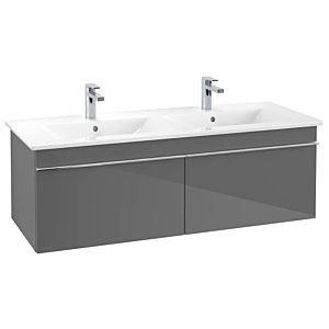 Villeroy & Boch Venticello Unterschrank A93901FP 125,3x42x50,2cm, Griff Chrom, Glossy Grey