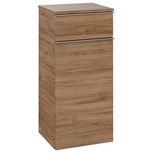 Villeroy und Boch Venticello Seitenschrank A95011RH 40,4x86,6x37,2cm, Anschlag rechts, Griff Chrom, Kansas Oak