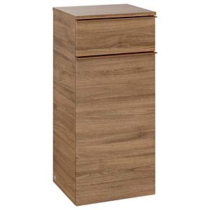 Villeroy und Boch Venticello Seitenschrank A95015RH 40,4x86,6x37,2cm, Anschlag rechts, Griff Copper, Kansas Oak