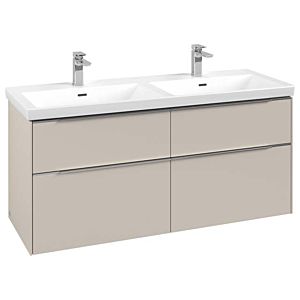 Subway 3.0 Villeroy et Boch vasque C56800VN 127,2x56,6x47,8cm, sans LED / poignée aluminium brillant, gris cachemire