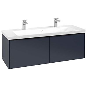 Subway 3.0 Villeroy et Boch vasque C601L1VQ 127,2x42,9x47,8cm, avec LED / poignée Noir volcan, bleu marine