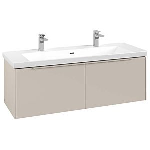 Subway 3.0 Villeroy et Boch vasque C601L2VN 127,2x42,9x47,8cm, avec LED / poignée monochrome, gris cachemire