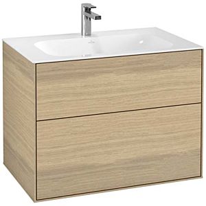 Villeroy and Boch Finion vanity unit F01000PC 79.6x59.1x49.8cm, Oak Veneer