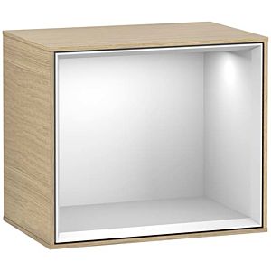 Villeroy and Boch Finion module F580MTPC 41.8x35.6x27cm, shelf White Matt , Oak Veneer