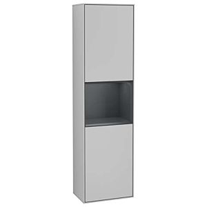 Villeroy und Boch Finion Hochschrank G470HGGJ 41,8x151,6cm, rechts, Emotion, Regal Midnight Blue Matt Lacquer, Light grey matt