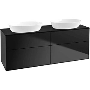 Villeroy and Boch Finion Villeroy and Boch Finion GA8200PD 160x60.3cm, Emotion, cover plate black matt, black matt lacquer