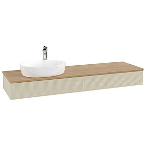 Villeroy &amp; Boch Antao vanity unit 1600x190x500mm L15151HJ with lighting with structure FK/AP: HJ/1