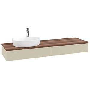 Villeroy &amp; Boch Antao vanity unit 1600x190x500mm L15152HJ with lighting with structure FK/AP: HJ/2