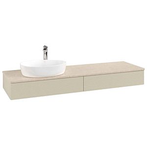 Villeroy &amp; Boch Antao vanity unit 1600x190x500mm L15153HJ with lighting with structure FK/AP: HJ/3