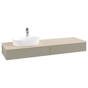 Villeroy &amp; Boch Antao vanity unit 1600x190x500mm L15153HK with lighting with structure FK/AP: HK/3