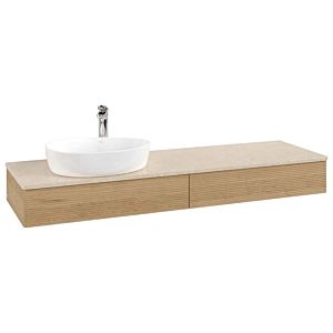 Villeroy &amp; Boch Antao vanity unit 1600x190x500mm L15153HN with lighting with structure FK/AP: HN/3