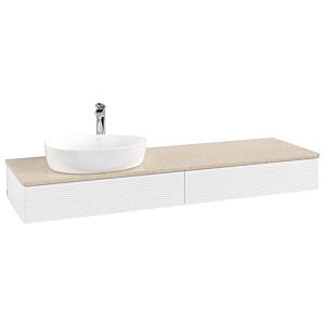 Villeroy &amp; Boch Antao vanity unit 1600x190x500mm L15153MT with lighting with structure FK/AP: MT/3