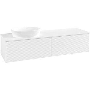 Villeroy &amp; Boch Antao vanity unit 1600x360x500mm L37110MT with lighting with structure FK/AP: MT/0