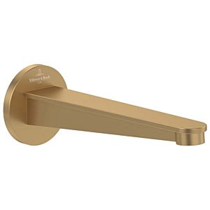 Villeroy and Boch Conum bath spout TVT12700300076 wall mounting, brushed gold