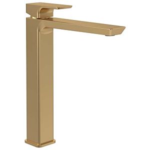Villeroy and Boch Subway 3.0 single lever basin mixer TVW11200400076 raised, without waste set, brushed gold