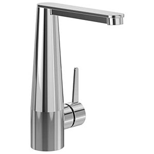 Villeroy and Boch Conum single lever basin mixer TVW12700400061 with push-open waste set, chrome