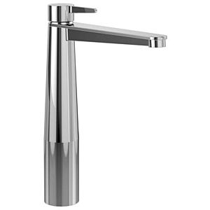 Villeroy and Boch Conum single lever basin mixer TVW12700500061 raised, with push-open waste set, chrome