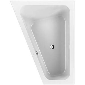 Villeroy et Boch Baignoire d&#39;angle Loop &amp; friends UBA175LFS9LIV01 175 x 135 cm, gauche, intérieur carré, blanc