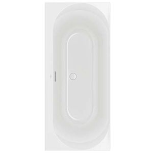 Villeroy and Boch Loop &amp; friends corner bath duo UBA170LOF2V-01 170x75cm, oval inner shape, white