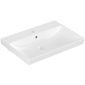 Villeroy & Boch Avento Waschtisch 41586501 65 x 47 cm, weiss, mit Hahnloch und Überlauf