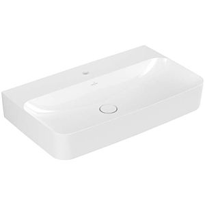 Villeroy & Boch Finion Waschtisch 41688LR1 80x47cm, weiss, Ceramicplus, ohne Überlauf