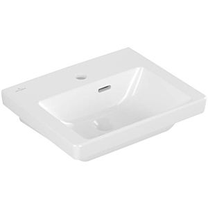 Villeroy and Boch Subway 3.0 Cloakroom basin 43704501 45x37cm, with tap hole / with overflow, white