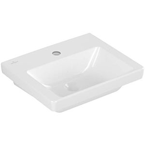 Villeroy and Boch Subway 3.0 Cloakroom basin 43704601 45x37cm, with tap hole / without overflow, white