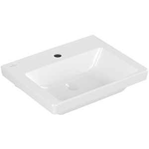 Villeroy and Boch Subway 3.0 Cloakroom basin 437051R1 50x40cm, with tap hole / without overflow, white C-plus