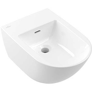 Villeroy and Boch Subway 3.0 wall Bidet 44700001 37.5x56cm, 2000 tap hole, with overflow, white