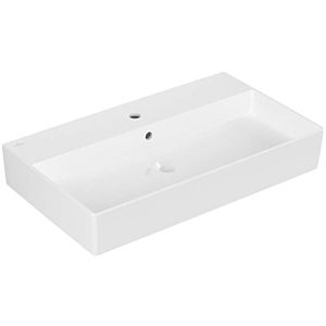 Villeroy und Boch Memento 2.0 Waschtisch 4A2280R1 80x47cm, mit Hahnloch und Überlauf, Weiß C+