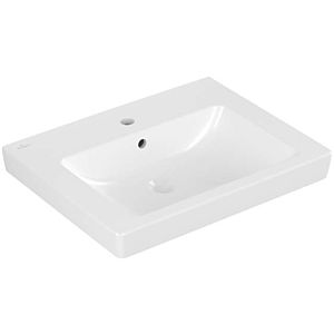 Villeroy & Boch Subway 2.0 Waschtisch 7113F001 60 x 47 cm, weiss, mit Überlauf und Hahnloch