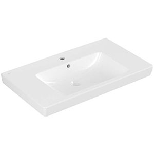 Villeroy & Boch Subway 2.0 Waschtisch 71758001 80 x 47 cm, weiss, mit Überlauf und Hahnloch