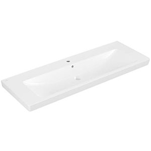 Villeroy & Boch Waschtisch Subway 2.0 7176D001 130 x 47 cm, weiss, Hahnloch und Überlauf