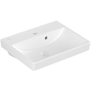 Villeroy and Boch Avento Cloakroom basin 735845RW 45 x 37 cm, 2000 hole, stone white C-plus, 45 x 37 cm, with overflow