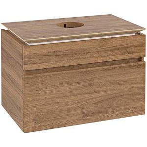 Villeroy und Boch Legato Waschtischunterschrank B60200RH 80x55x50cm, Waschtisch mittig, Kansas Oak