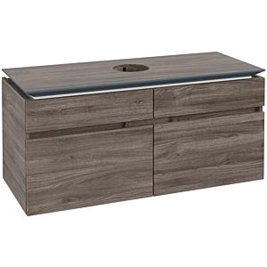 Villeroy und Boch Legato Waschtischunterschrank B61000RK 120x55x50cm, Waschtisch mittig, Stone Oak