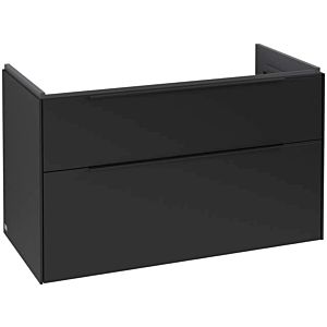 Subway 3.0 Villeroy et Boch vasque C57001VL 97,3x57,6x47,8cm, sans LED / poignée Noir volcan, noir volcan